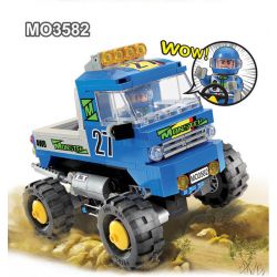 OXFORD MO3581 3581 non  XE TẢI QUÁI VẬT 4X4 BFM bộ đồ chơi xếp lắp ráp ghép mô hình Racers 4X4 MONSTER TRUCK BFM Đua Tốc Độ