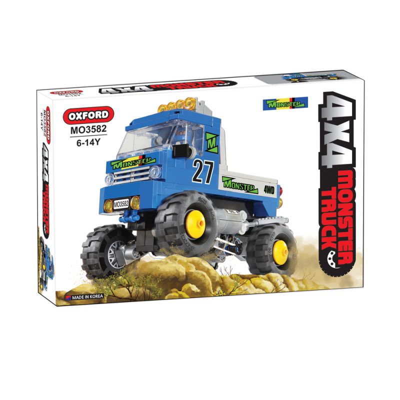 OXFORD MO3582 3582 non Lego QUÁI VẬT bộ đồ chơi xếp lắp ráp ghép mô hình Racers 4X4 MONSTER TRUCK MONSTER Đua Tốc Độ