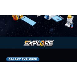 JIESTAR 59107 non  KHÁM PHÁ GIỮA CÁC VÌ SAO MÔ-ĐUN THÍ NGHIỆM KHÔNG GIAN bộ đồ chơi xếp lắp ráp ghép mô hình Space EXPLORE SPACE LABORATORY Thám Hiểm Không Gian 133 khối