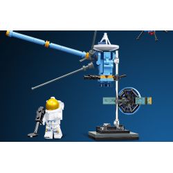 JIESTAR 59107 non  KHÁM PHÁ GIỮA CÁC VÌ SAO MÔ-ĐUN THÍ NGHIỆM KHÔNG GIAN bộ đồ chơi xếp lắp ráp ghép mô hình Space EXPLORE SPACE LABORATORY Thám Hiểm Không Gian 133 khối