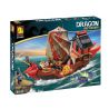 OXFORD DS3403 3403 non  THUYỀN RỒNG ĐỎ bộ đồ chơi xếp lắp ráp ghép mô hình Historical DRAGON BATTLESHIP RED