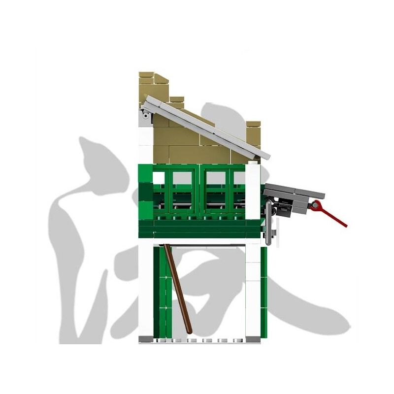 ROYAL TOYS RT13 non  CÂU CHUYỆN THỊ TRẤN NHỎ QUÁN TRÁI CÂY DU MA ĐỊA NGÔI SAO bộ đồ chơi xếp lắp ráp ghép mô hình City CITY STORY YAU MA TEI FRUIT MARKET Thành Phố 318 khối