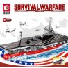 SEMBO 207112 non  TÀU SÂN BAY FORD bộ đồ chơi xếp lắp ráp ghép mô hình Military Army SURVIVAL WARFARE Quân Sự Bộ Đội 2065 khối