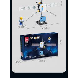 JIESTAR 59106 non  THĂM DÒ GIỮA CÁC VÌ SAO bộ đồ chơi xếp lắp ráp ghép mô hình Space EXPLORE THE INTERSTELLAR PROBE Thám Hiểm Không Gian 112 khối