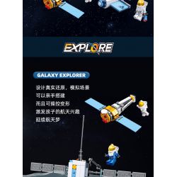 JIESTAR 59106 non  THĂM DÒ GIỮA CÁC VÌ SAO bộ đồ chơi xếp lắp ráp ghép mô hình Space EXPLORE THE INTERSTELLAR PROBE Thám Hiểm Không Gian 112 khối