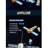 JIESTAR 59106 non  THĂM DÒ GIỮA CÁC VÌ SAO bộ đồ chơi xếp lắp ráp ghép mô hình Space EXPLORE THE INTERSTELLAR PROBE Thám Hiểm Không Gian 112 khối