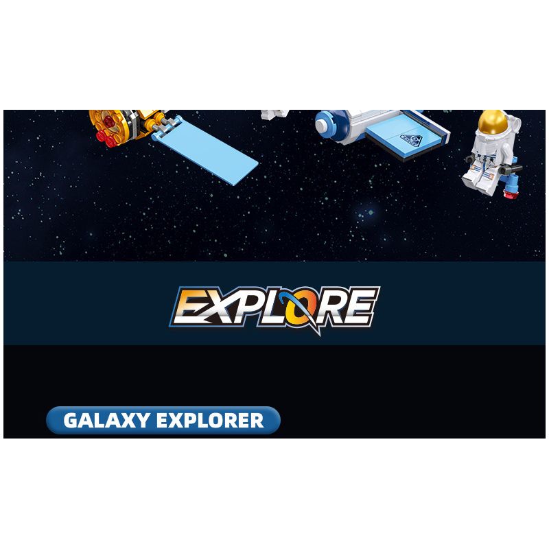 JIESTAR 59106 non  THĂM DÒ GIỮA CÁC VÌ SAO bộ đồ chơi xếp lắp ráp ghép mô hình Space EXPLORE THE INTERSTELLAR PROBE Thám Hiểm Không Gian 112 khối