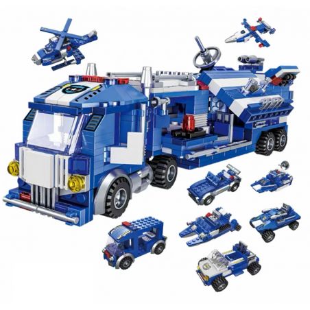 WISE BLOCK HA385604 385604 non  ĐỘI CẢNH SÁT ĐẶC BIỆT CYCLONE bộ đồ chơi xếp lắp ráp ghép mô hình