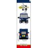ROYAL TOYS RT09 non  HỒNG KÔNG VAN bộ đồ chơi xếp lắp ráp ghép mô hình City CITY STORY CLT VAN Thành Phố 274 khối
