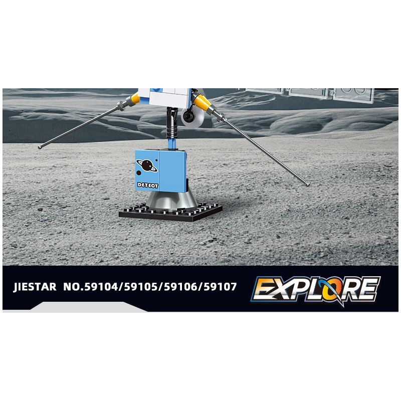 JIESTAR 59105 non  QUẢNG CÁO ASTRA KHÁM PHÁ GIỮA CÁC VÌ SAO bộ đồ chơi xếp lắp ráp ghép mô hình Space EXPLORE INTERSTELLAR EXPLORATION Thám Hiểm Không Gian 130 khối