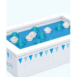 WISE BLOCK HA385516 385516 non  NGƯỜI CHƠI THỂ THAO VUI VẺ 4 BÓNG RỔ LEO NÚI LẶN BẮN SÚNG NHỘN bộ đồ chơi xếp lắp ráp ghép mô hình Movie & Game Phim Và Trò Chơi 586 khối