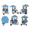 ROYAL TOYS RT07 non  XE KEM BA BÁNH HỒNG KÔNG bộ đồ chơi xếp lắp ráp ghép mô hình City CITY STORY HONG KONG EMERGENCY UNIT Thành Phố 62 khối