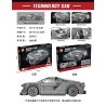 JIAPIN TIANDI JP2139 2139 non  KOENIGSEGG LÙI XE bộ đồ chơi xếp lắp ráp ghép mô hình 250 khối