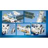 SEMBO 203337 non  MÔ-ĐUN LÕI TRẠM VŨ TRỤ bộ đồ chơi xếp lắp ráp ghép mô hình Space Exploration SEA OF STARS Thám Hiểm Không Gian 3227 khối