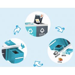 WISE BLOCK HA385512 385512 non  PHÂN LOẠI RÁC CỦA LÊ DI LỚP NHỎ bộ đồ chơi xếp lắp ráp ghép mô hình Movie & Game Phim Và Trò Chơi 300 khối