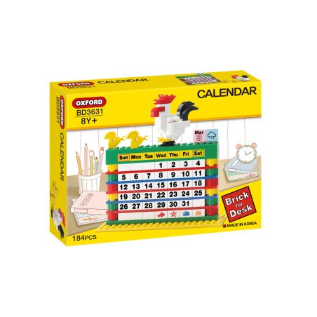 OXFORD BD3631 3631 non  LỊCH bộ đồ chơi xếp lắp ráp ghép mô hình Creator CALENDAR Sáng Tạo 184 khối
