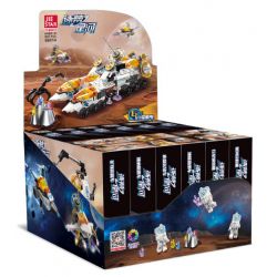JIESTAR 59014 non  THIÊN HÀ TRONG MƠ XE THÁM HIỂM NGOÀI HÀNH TINH 6 1 bộ đồ chơi xếp lắp ráp ghép mô hình Space SPACE EXPLORATION VEHICLE Thám Hiểm Không Gian 607 khối