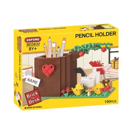 OXFORD BD3632 3632 non  ỐNG ĐỰNG BÚT bộ đồ chơi xếp lắp ráp ghép mô hình Creator PENCIL HOLDER Sáng Tạo 190 khối