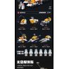 JIESTAR 59014 non  THIÊN HÀ TRONG MƠ XE THÁM HIỂM NGOÀI HÀNH TINH 6 1 bộ đồ chơi xếp lắp ráp ghép mô hình Space SPACE EXPLORATION VEHICLE Thám Hiểm Không Gian 607 khối