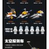 JIESTAR 59014 non  THIÊN HÀ TRONG MƠ XE THÁM HIỂM NGOÀI HÀNH TINH 6 1 bộ đồ chơi xếp lắp ráp ghép mô hình Space SPACE EXPLORATION VEHICLE Thám Hiểm Không Gian 607 khối