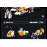 JIESTAR 59014 non  THIÊN HÀ TRONG MƠ XE THÁM HIỂM NGOÀI HÀNH TINH 6 1 bộ đồ chơi xếp lắp ráp ghép mô hình Space SPACE EXPLORATION VEHICLE Thám Hiểm Không Gian 607 khối