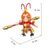 COGO 15709-1 non  TÂY DU KÝ TÔN NGỘ KHÔNG bộ đồ chơi xếp lắp ráp ghép mô hình 338 khối