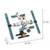 COGO 14424 non  TRẠM KHÔNG GIAN bộ đồ chơi xếp lắp ráp ghép mô hình Space Thám Hiểm Không Gian 450 khối