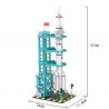 COGO 14423 non  TÀU VŨ TRỤ CÓ NGƯỜI LÁI 13 bộ đồ chơi xếp lắp ráp ghép mô hình Space Thám Hiểm Không Gian 602 khối