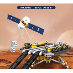 JIESTAR 59013 non  ĐUỔI THEO THIÊN HÀ TRONG MƠ XE THÁM HIỂM SAO HỎA bộ đồ chơi xếp lắp ráp ghép mô hình Space MARS EXPLORATION Thám Hiểm Không Gian 729 khối