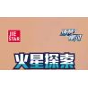 JIESTAR 59013 non  ĐUỔI THEO THIÊN HÀ TRONG MƠ XE THÁM HIỂM SAO HỎA bộ đồ chơi xếp lắp ráp ghép mô hình Space MARS EXPLORATION Thám Hiểm Không Gian 729 khối