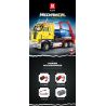 REOBRIX 22016 non  BỎ QUA TẢI XE bộ đồ chơi xếp lắp ráp ghép mô hình SHIP LOADING TRUCK 1918 khối