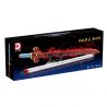 DK 1514 non  CON DAO BÁNH XE MẶT TRỜI ĐỀN GANLU bộ đồ chơi xếp lắp ráp ghép mô hình Kimetsu No Yaiba Thanh Gươm Diệt Quỷ 780 khối