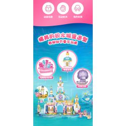 WISE BLOCK HA383006 383006 non  BÍ MẬT ĐẠI DƯƠNG. bộ đồ chơi xếp lắp ráp ghép mô hình Balala The Fairies Các Nàng Tiên Nhỏ Tinh Nghịch 570 khối