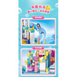 WISE BLOCK HA383006 383006 non  BÍ MẬT ĐẠI DƯƠNG. bộ đồ chơi xếp lắp ráp ghép mô hình Balala The Fairies Các Nàng Tiên Nhỏ Tinh Nghịch 570 khối