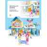 WISE BLOCK HA383005 383005 non  HOSTEL NHỎ MÀU TRẮNG bộ đồ chơi xếp lắp ráp ghép mô hình Balala The Fairies Các Nàng Tiên Nhỏ Tinh Nghịch