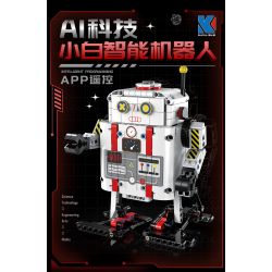 KAIYU 96153 non  NGƯỜI MÁY TIỂU BẠCH bộ đồ chơi xếp lắp ráp ghép mô hình  PARTICLES OF EVERYTHING Kỹ Thuật Công Nghệ Cao Mô Hình Phương Tiện 475 khối