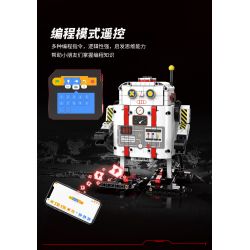 KAIYU 96153 non  NGƯỜI MÁY TIỂU BẠCH bộ đồ chơi xếp lắp ráp ghép mô hình  PARTICLES OF EVERYTHING Kỹ Thuật Công Nghệ Cao Mô Hình Phương Tiện 475 khối