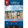 REOBRIX 66026 non  GIAN HÀNG SÁCH NHÌN RA PHỐ THỜI TRUNG CỔ bộ đồ chơi xếp lắp ráp ghép mô hình EUROPEAN CENTURY BOOK OF MARKET 2922 khối