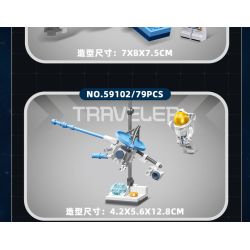 JIESTAR 59101 non  THÁM HIỂM GIỮA CÁC VÌ SAO TÀU LIÊN MINH bộ đồ chơi xếp lắp ráp ghép mô hình Space EXPLORE ALLIANCE SPACECRAFT Thám Hiểm Không Gian 84 khối