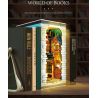 REOBRIX 66026 non  GIAN HÀNG SÁCH NHÌN RA PHỐ THỜI TRUNG CỔ bộ đồ chơi xếp lắp ráp ghép mô hình EUROPEAN CENTURY BOOK OF MARKET 2922 khối