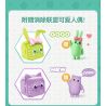 WISE BLOCK HA392003 392003 non  HUT TÚP LỀU MÀU TÍM bộ đồ chơi xếp lắp ráp ghép mô hình HAPPY LIFE 305 khối