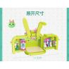 WISE BLOCK HA392003 392003 non  HUT TÚP LỀU MÀU TÍM bộ đồ chơi xếp lắp ráp ghép mô hình HAPPY LIFE 305 khối