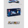 JIESTAR 59100 non  KHÁM PHÁ GIỮA CÁC VÌ SAO TÀU CON THOI bộ đồ chơi xếp lắp ráp ghép mô hình Space EXPLORE SPACE SHUTTLE Thám Hiểm Không Gian 76 khối