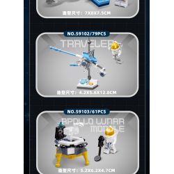 JIESTAR 59100 non  KHÁM PHÁ GIỮA CÁC VÌ SAO TÀU CON THOI bộ đồ chơi xếp lắp ráp ghép mô hình Space EXPLORE SPACE SHUTTLE Thám Hiểm Không Gian 76 khối