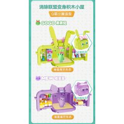 WISE BLOCK HA392002 392002 non  ĐIỀU KHOẢN GOGO CỦA GREEN bộ đồ chơi xếp lắp ráp ghép mô hình HAPPY LIFE 305 khối