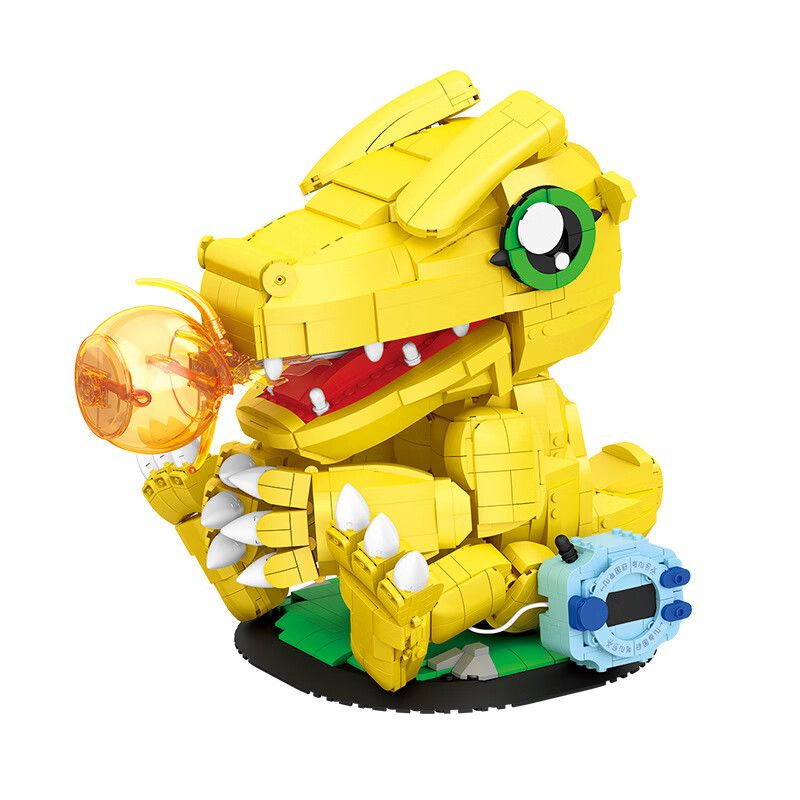 SEMBO 609323 non Lego PHIÊN BẢN AGUMON COLLECTOR bộ đồ chơi xếp lắp ráp ghép mô hình Digimon Adventure Cuộc Phưu Lưu Của Quái Vật Số 1805 khối