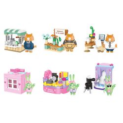 WISE BLOCK HA382001 382001 non  LOẠI BỎ NHỮNG RẮC RỐI CỦA BẢO TÀNG CUỘC SỐNG bộ đồ chơi xếp lắp ráp ghép mô hình Movie & Game HAPPY LIFE Phim Và Trò Chơi