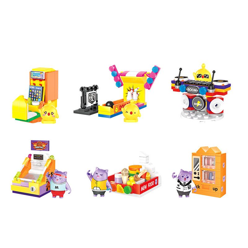 WISE BLOCK HA382001 382001 non  LOẠI BỎ NHỮNG RẮC RỐI CỦA BẢO TÀNG CUỘC SỐNG bộ đồ chơi xếp lắp ráp ghép mô hình Movie & Game HAPPY LIFE Phim Và Trò Chơi