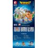 SEMBO 609321 non  KHỦNG LONG BẠO CHÚA ZOMBIE bộ đồ chơi xếp lắp ráp ghép mô hình Digimon Adventure Cuộc Phưu Lưu Của Quái Vật Số 774 khối