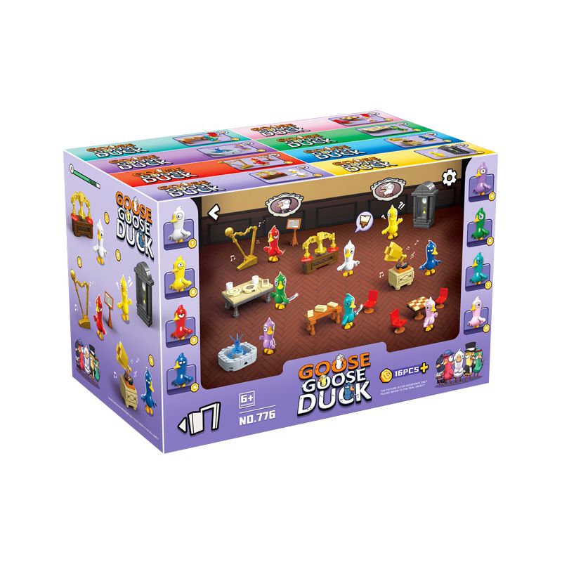 RENZAIMA 776 non Lego 8 KIỂU GIẾT NGỖNG VỊT bộ đồ chơi xếp lắp ráp ghép mô hình Movie & Game GOOSE DUCK Phim Và Trò Chơi